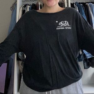 Brandy Melville Gray Long Sleeve O/S